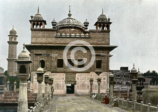 Golden Temple, Amritsar, Punjab, India, c1890. Artist: Unknown