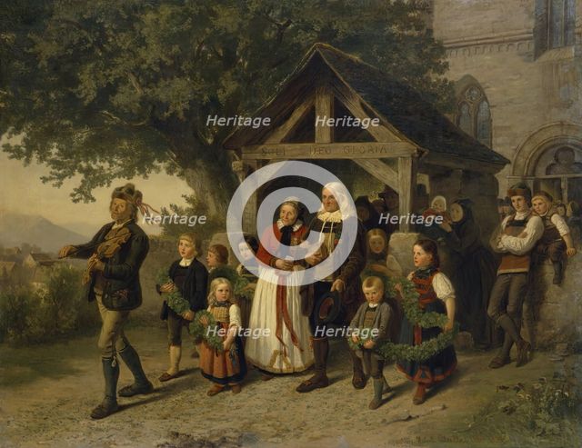 Golden Wedding, 1857. Creator: Hubert Salentin.