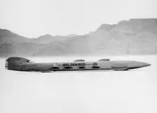 Goldenrod Land Speed Record attempt car, Bonneville Salt Flats, Utah, USA, 1965