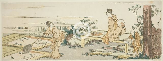 Goldfish farm, Japan, n.d. Creator: Hokusai.