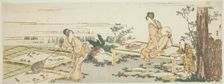Goldfish farm, Japan, n.d. Creator: Hokusai