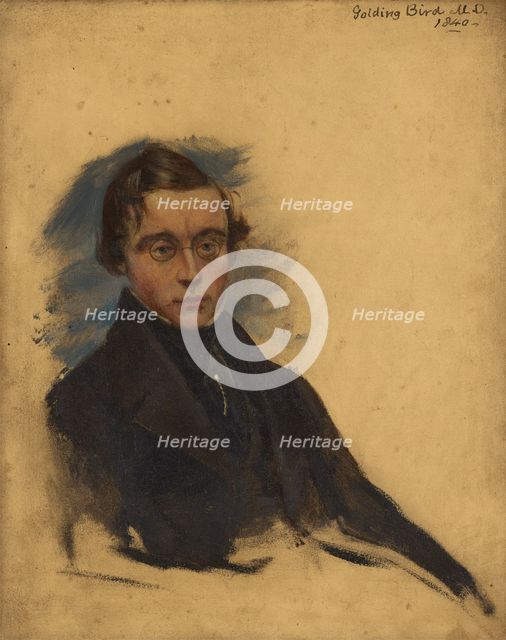 Golding Bird (1814-1854), physician and natural philosopher, 1840. Creator: Alexander Craig.