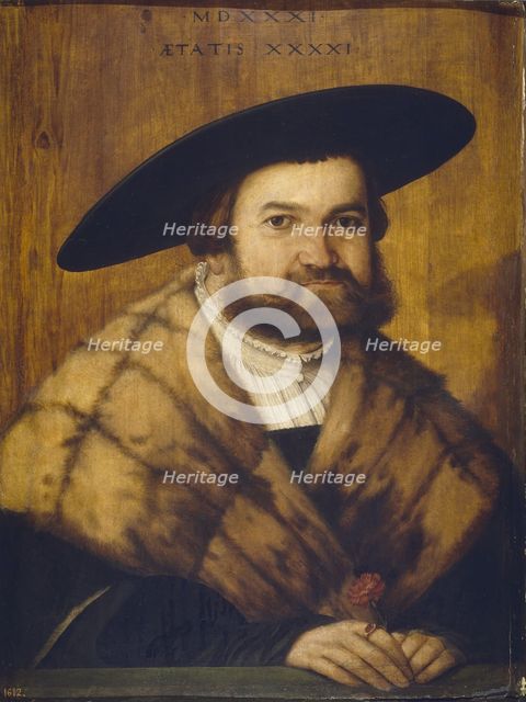 Goldsmith Jörg Zörer of Augsburg, 1531. Artist: Amberger, Christoph (ca. 1500-1562)