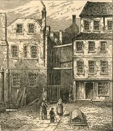 Goldsmith's Tomb in 1860 (1897). Creator: Unknown