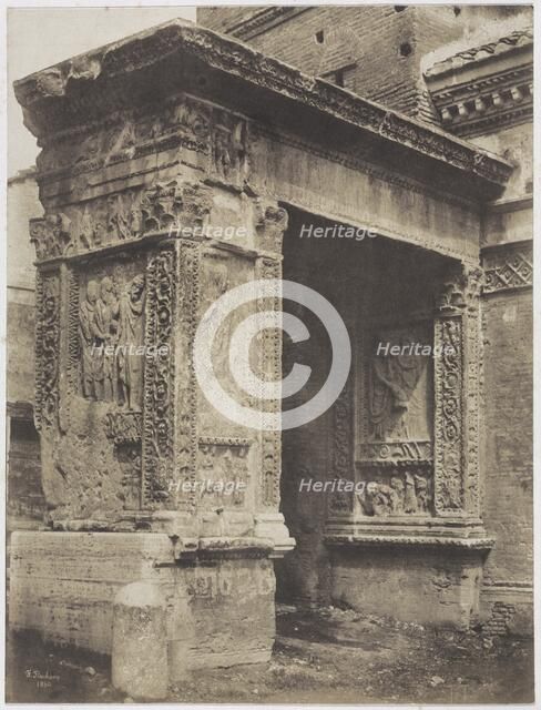 Goldsmith's Arch, Rome, 1850. Creator: Frédéric Flachéron (French, 1813-1883).