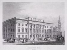 Goldsmiths Hall, London, c1835. Artist: WE Albutt