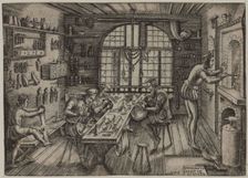 Goldsmith's Shop, 1576. Creator: Delaune, Étienne (1518-1583)