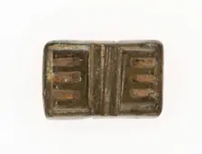 Goldweight with a Geometric Design, Ghana, 18th/19th century. Creator: Unknown