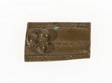 Goldweight with a Geometric Design, Ghana, 18th/19th century. Creator: Unknown