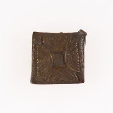 Goldweight with a Geometric Design, Ghana, 18th/19th century. Creator: Unknown
