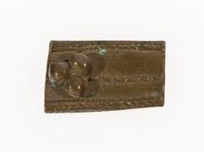 Goldweight with a Geometric Design, Ghana, 18th/19th century. Creator: Unknown