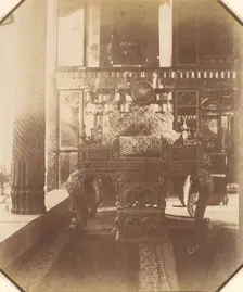 [Golestan, The Peacock Throne, Teheran, Iran] (Takht-I Taous), 1840s-60s. Creator: Luigi Pesce