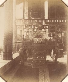 [Golestan, The Peacock Throne, Teheran, Iran] (Takht-I Taous), 1840s-60s. Creator: Luigi Pesce
