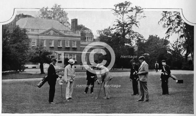 Golf at the Ranelagh Club, London, c1903 (1903). Artist: Unknown.