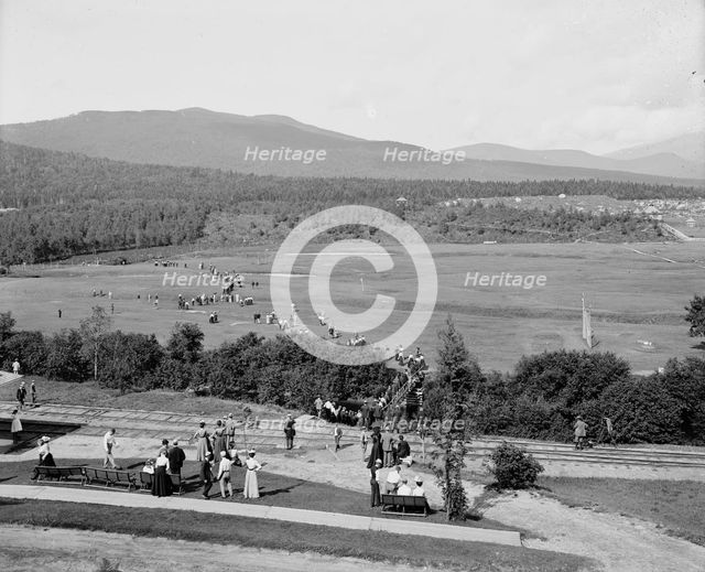 Golf at Mount Pleasant House, White Mountains, between 1900 and 1906. Creator: Unknown.