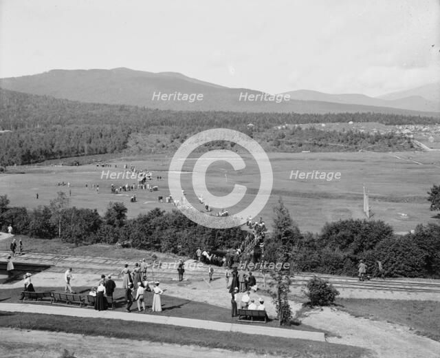 Golf at Mount Pleasant House, White Mountains, between 1900 and 1906. Creator: Unknown.