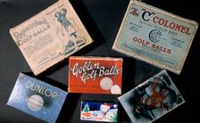Golf ball boxes, 1905-20. Creator: Unknown