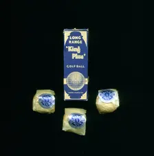 Golf balls and box, American, c1910s. Creator: Unknown