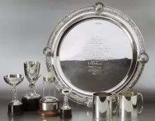 Golf Championship Trophies. Creator: Unknown
