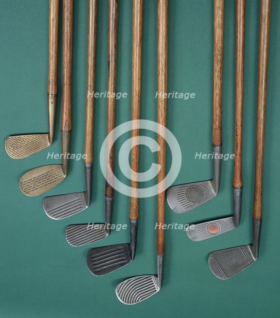 Golf club faces, c1920s. Creator: Unknown.