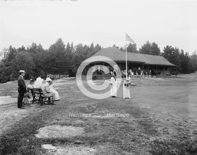 Golf club house, Hotel Champlain, Bluff Point, N.Y., c.between 1910 and 1920. Creator: Unknown.