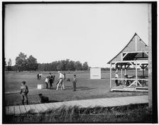 Golf links, Charlevoix, c1900. Creator: Unknown