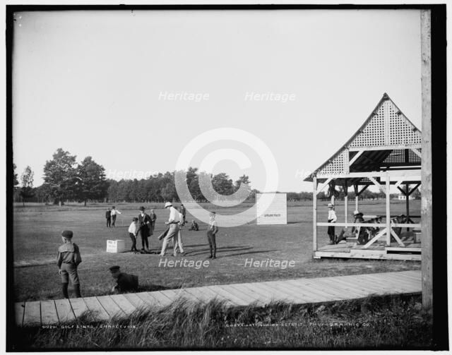 Golf links, Charlevoix, c1900. Creator: Unknown.