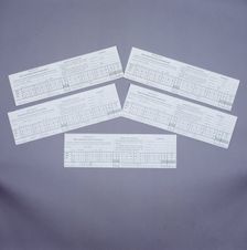 Golf scorecard from US Open 1990 Creator: Unknown