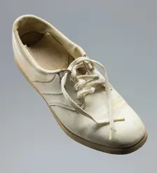 Golf shoe belonging to Ethel Funches, late 20th century. Creator: FootJoy