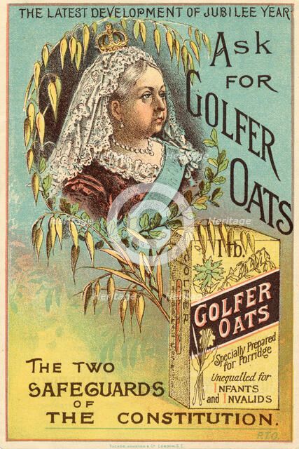 Golfer Oats, 19th century. Artist: Unknown
