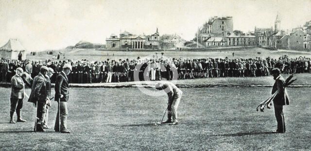 Golfers at the Open Championship, St Andrews, Scotland, 1890. Artist: Unknown