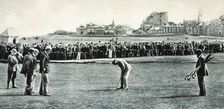 Golfers at the Open Championship, St Andrews, Scotland, 1890