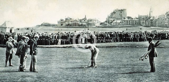 Golfers at the Open Championship, St Andrews, Scotland, 1890. Creator: Unknown.