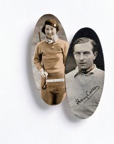 Golfers Henry Cotton and Phyllis Wade, c1930s