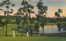 Golfing, a year round sport in Florida c1939