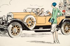 Golfing at Deauville, from White Bottoms pub. 1927