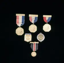 Golfing badges, 1887-1929. Creator: Unknown