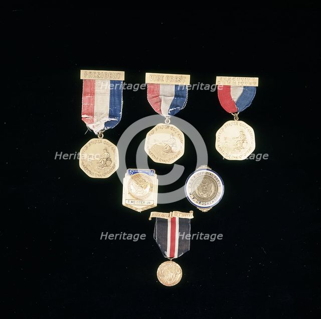 Golfing badges, 1887-1929. Creator: Unknown.