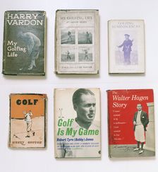Golfing books, c1910-c1930. Creator: Unknown