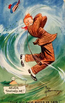 Golfing cartoon, c1910s. Creator: Unknown