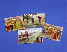 Golfing ephemera, c1920s. Creator: Unknown