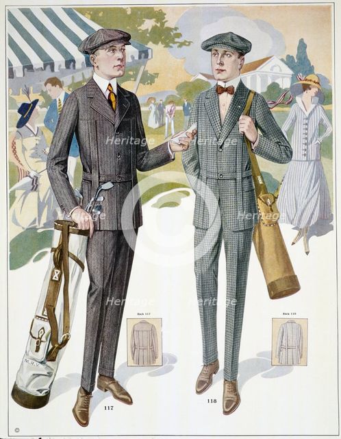 Golfing fashions, c1910s. Creator: Unknown.