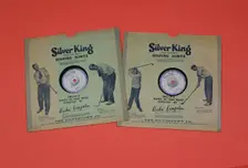 "Golfing Hints", two Silver King 7 inch singles, c1920. Creator: Unknown