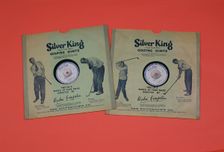"Golfing Hints", two Silver King 7 inch singles, c1920. Creator: Unknown
