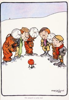 Golfing postcard, c1920s. Artist: George Shepheard