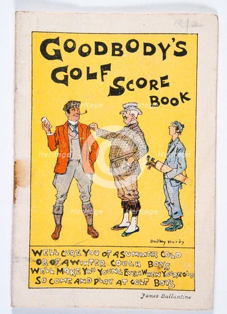 Golfing scorebook, Irish, early 20th century. Creator: Unknown.