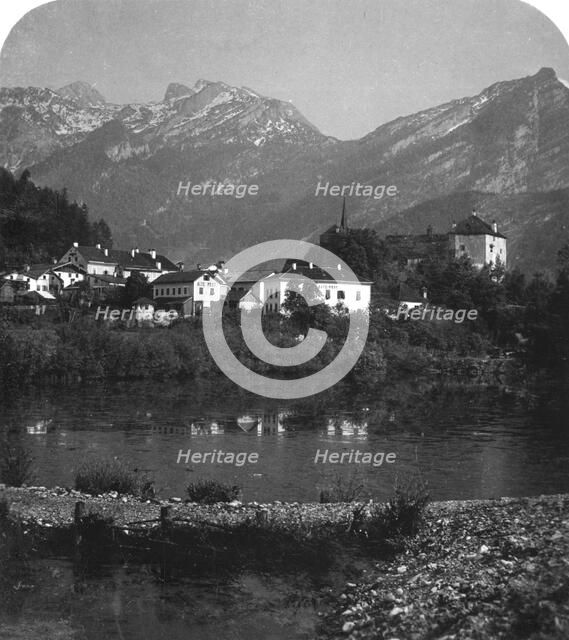 Golling and Tennengebirge, Salzburg, Austria, c1900s.Artist: Wurthle & Sons