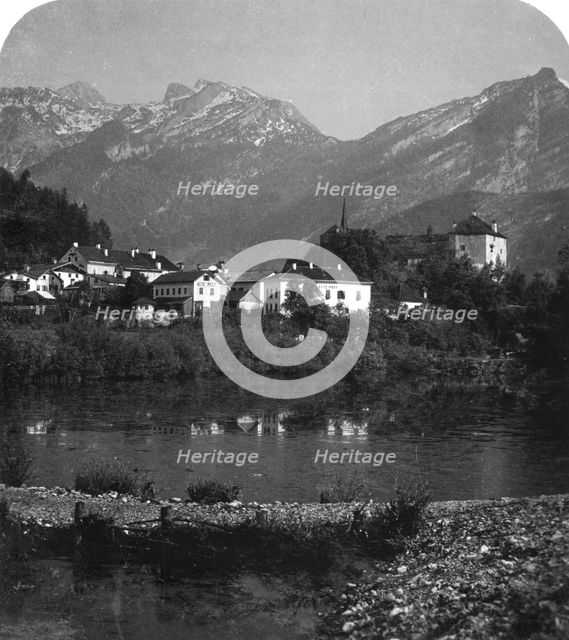 Golling and Tennengebirge, Salzburg, Austria, c1900s.Artist: Wurthle & Sons