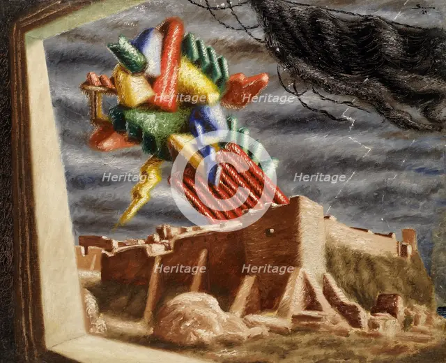 Gomorrha, 1929. Creator: Savinio, Alberto (1891-1952).