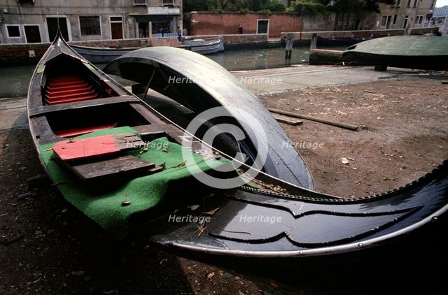 Gondola Boat Shop, Venice. Creator: Tom Artin.
